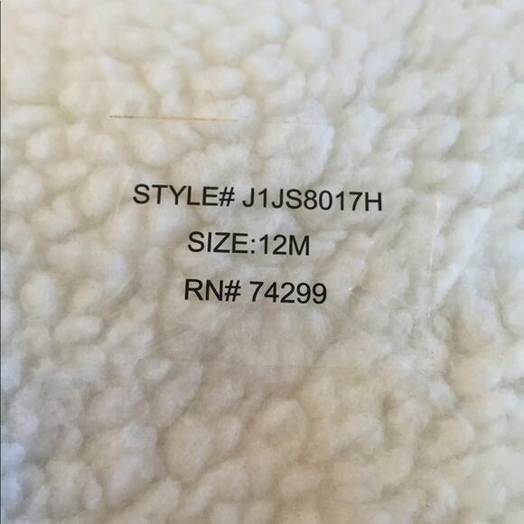 NWT Jessica Simpson Cream Hooded Jacket 12 Months - Picture 7 of 13